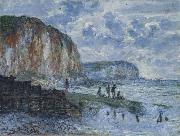 Claude Monet The Cliffs of Les Petites-Dalles Sweden oil painting artist
